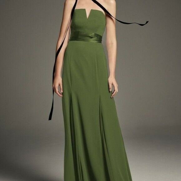 ★美品★ Vera Wang グリーンのドレープワンピース Vera Wang Bridesmaid Dress for sale | eBay